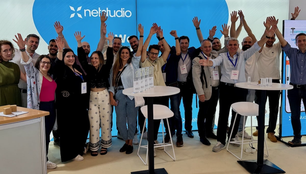 Netstudio team at Zappeio, Athens in 2025.